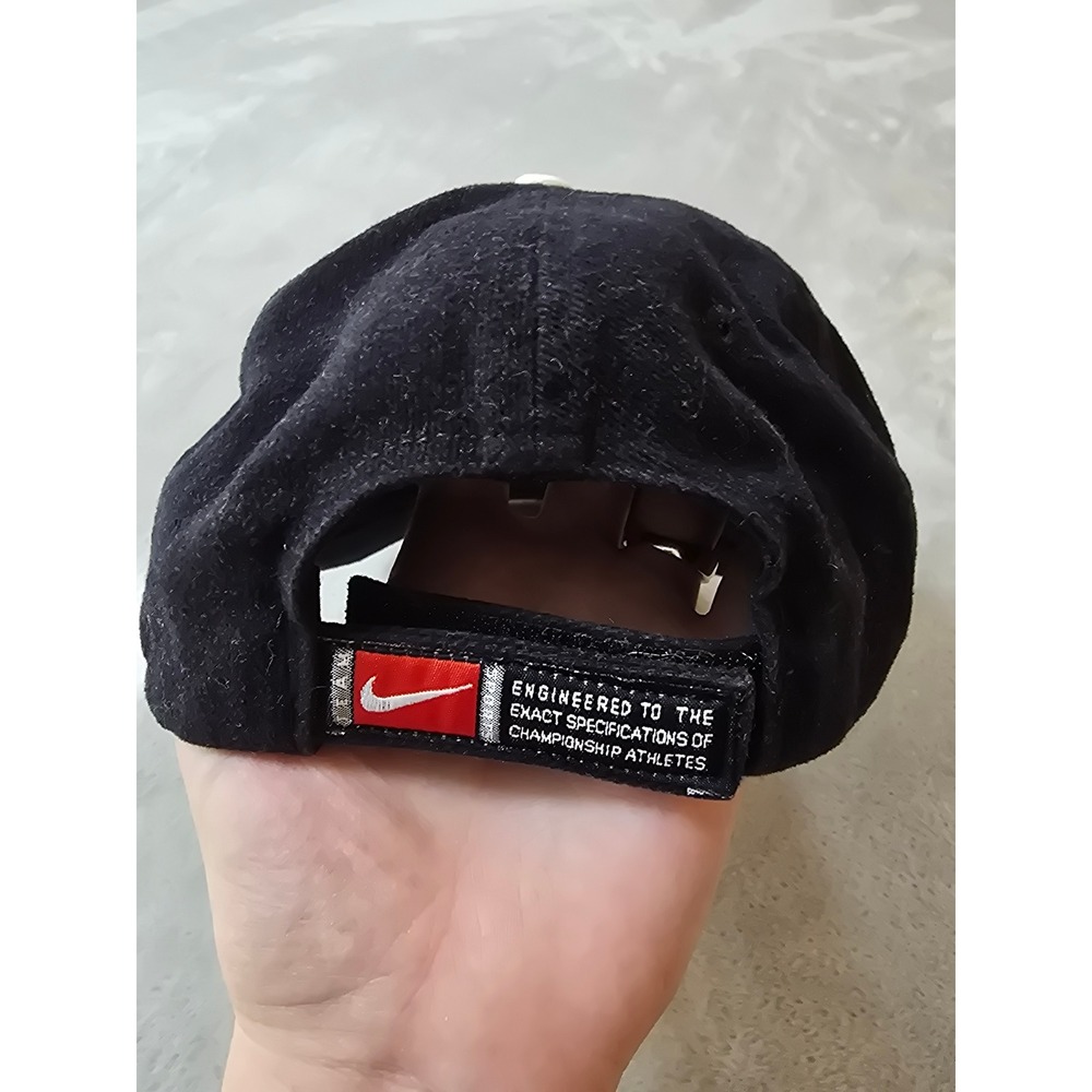 Vintage Nike Colorado Buffaloes Hat Cap Black White Strapback 90s - Picture 5 of 9